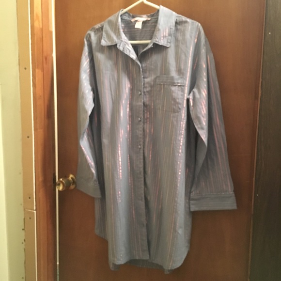 Victoria’s Secret  button down night shirt - Picture 2 of 4